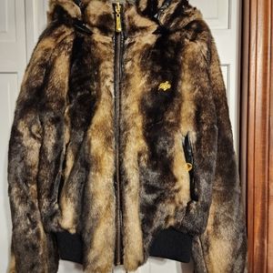 New Reversible Fur / Leather Coat.